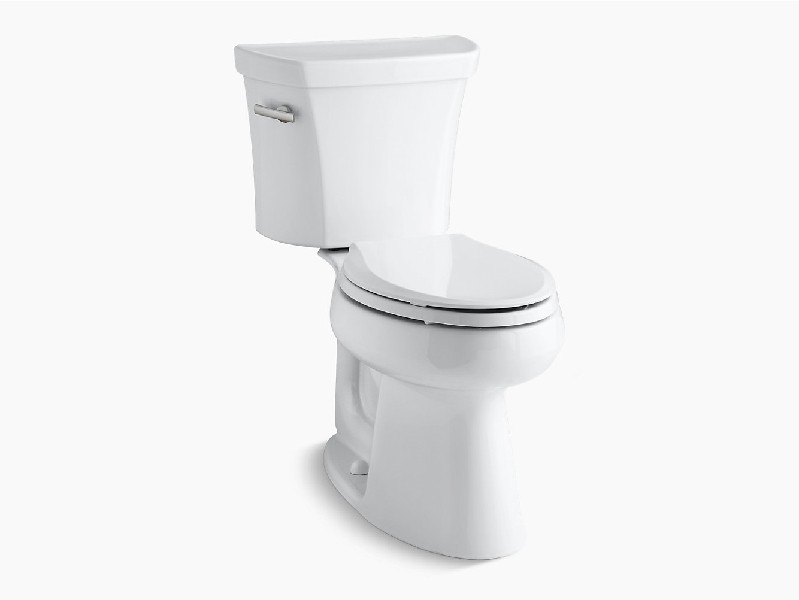 KOHLER K-3999-T HIGHLINE COMFORT HEIGHT 29 3/4 INCH TWO-PIECE ELONGATED 1.28 GPF CHAIR HEIGHT TOILET WITH TANK COVER LOCKS