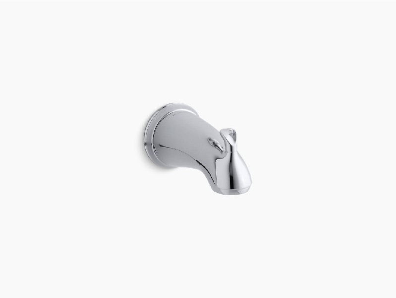 KOHLER K-10280-4 FORTE 5 1/4 INCH WALL MOUNT BATH TUB SPOUT WITH SCULPTED LIFT ROD