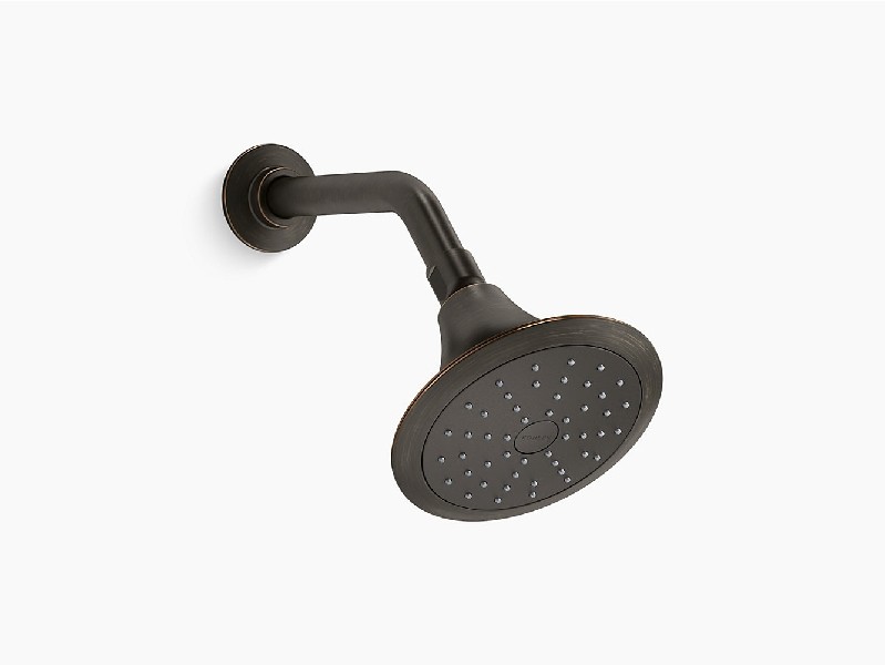 KOHLER K-10327-G FORTE 5 1/2 INCH SINGLE-FUNCTION SHOWERHEAD WITH KATALYST AIR INDUCTION TECHNOLOGY