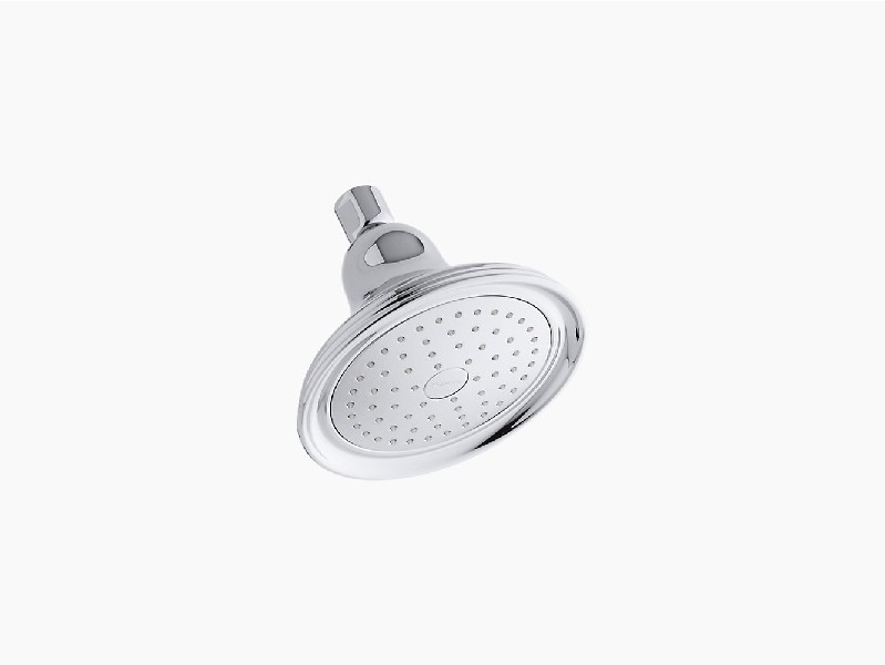 KOHLER K-10391-AK DEVONSHIRE 6 INCH SINGLE-FUNCTION WALL MOUNT SHOWERHEAD WITH KATALYST AIR INDUCTION TECHNOLOGY