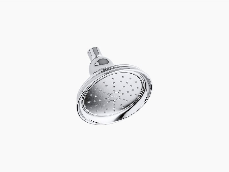 KOHLER K-14519-G BANCROFT 6 INCH 1.75 GPM SINGLE-FUNCTION SHOWER HEAD WITH KATALYST AIR INDUCTION TECHNOLOGY