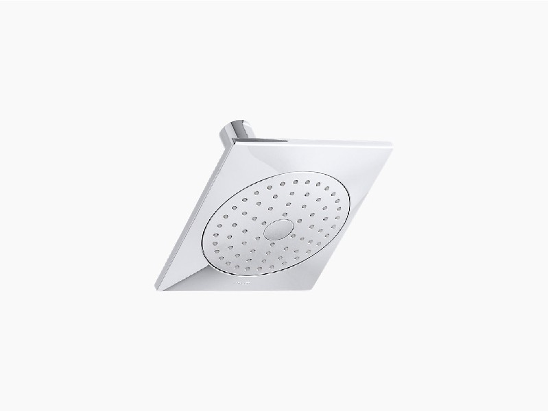 KOHLER K-14786 LOURE 6 3/8 INCH 2.5 GPM SINGLE-FUNCTION SHOWER HEAD WITH KATALYST AIR INDUCTION TECHNOLOGY