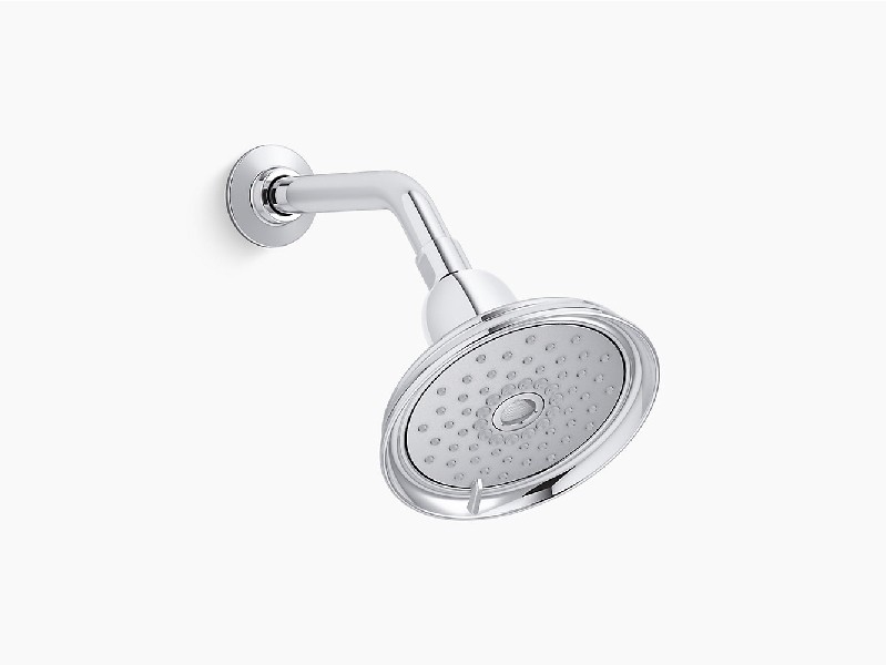 KOHLER K-22167-G BANCROFT 6 INCH 1.75 GPM MULTI-FUNCTION SHOWER HEAD WITH KATALYST AIR INDUCTION TECHNOLOGY