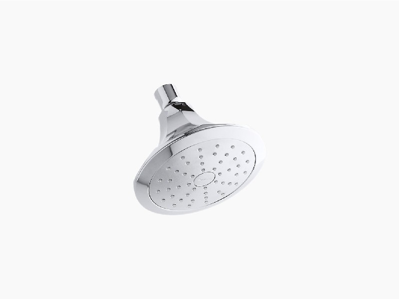 KOHLER K-45409-G MEMOIRS 5 1/2 INCH SINGLE-FUNCTION SHOWER HEAD WITH KATALYST AIR INDUCTION TECHNOLOGY