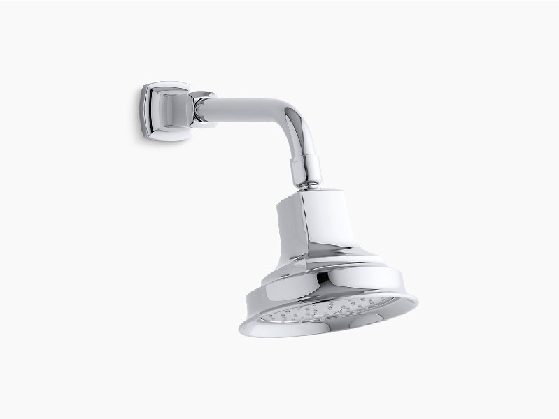 KOHLER K-45410-G MARGAUX 6 INCH SINGLE-FUNCTION SHOWER HEAD WITH KATALYST AIR INDUCTION TECHNOLOGY