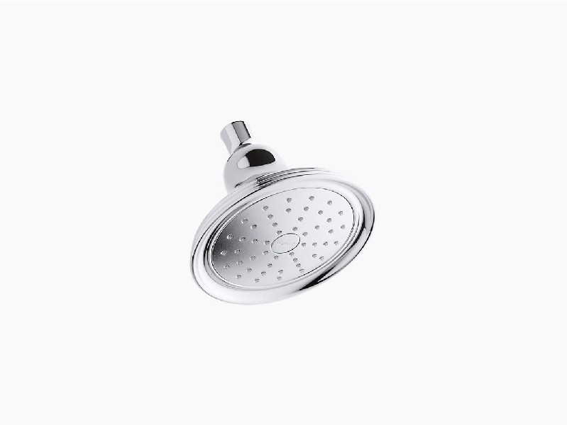 KOHLER K-45413-G DEVONSHIRE 6 INCH SINGLE-FUNCTION SHOWER HEAD WITH KATALYST AIR INDUCTION TECHNOLOGY
