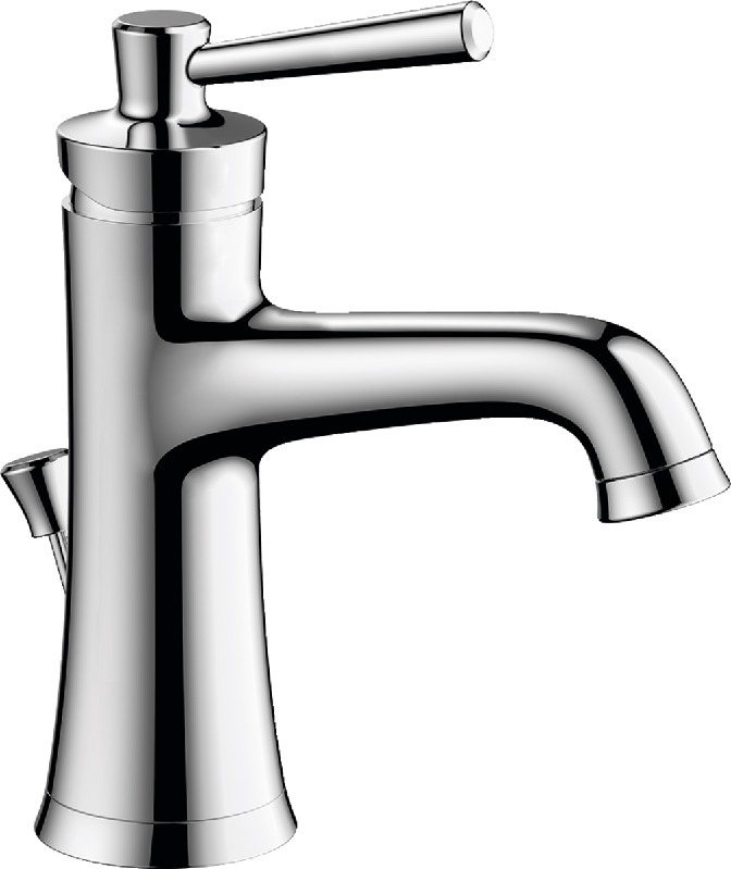 HANSGROHE 047710 JOLEENA 7 3/4 INCH DECK MOUNT SINGLE HOLE BATHROOM FAUCET WITH POP-UP DRAIN