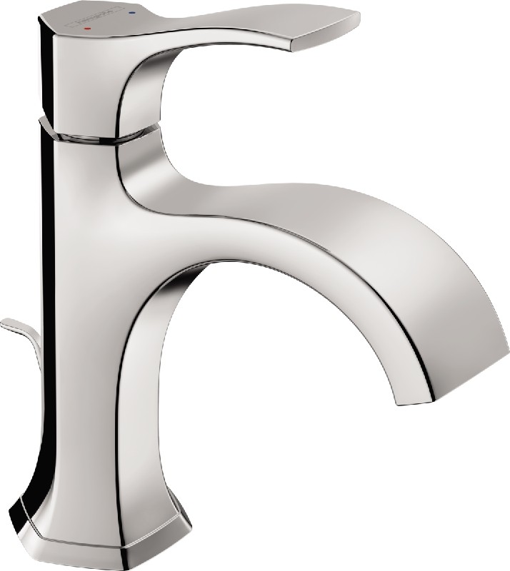 HANSGROHE 048100 LOCARNO 8 3/8 INCH DECK MOUNT SINGLE HOLE BATHROOM FAUCET WITH POP-UP DRAIN