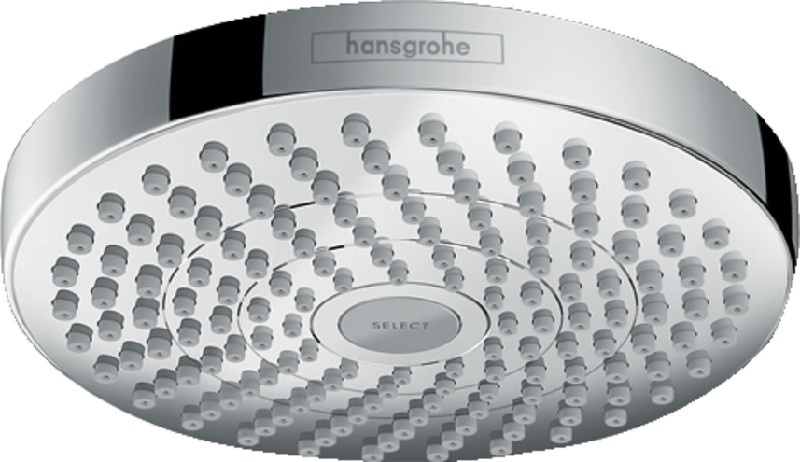 HANSGROHE 265491 CROMA SELECT S 7 3/8 INCH ROUND TWO JET 1.5 GPM SHOWERHEAD