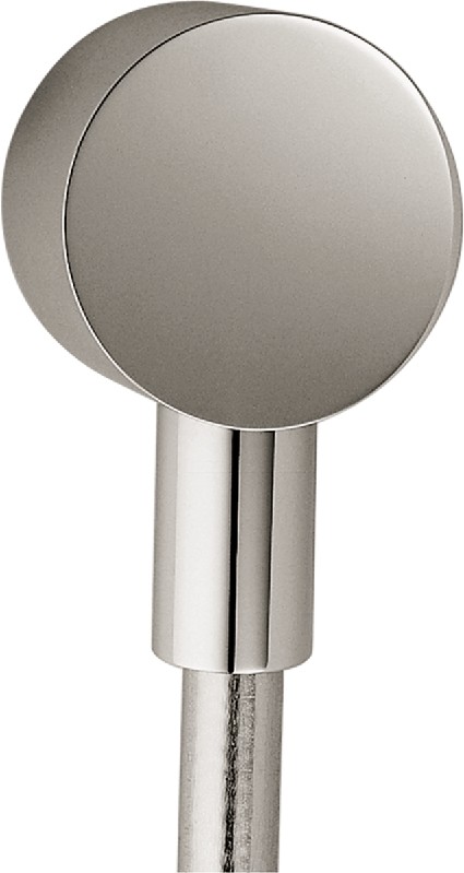 HANSGROHE 27451831 2 3/8 INCH AXOR SHOWERSOLUTIONS WALL OUTLET WITH CHECK VALVES - POLISHED NICKEL