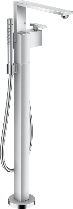HANSGROHE 464401 36 1/4 INCH AXOR EDGE FREESTANDING TUB FILLER TRIM WITH HAND SHOWER