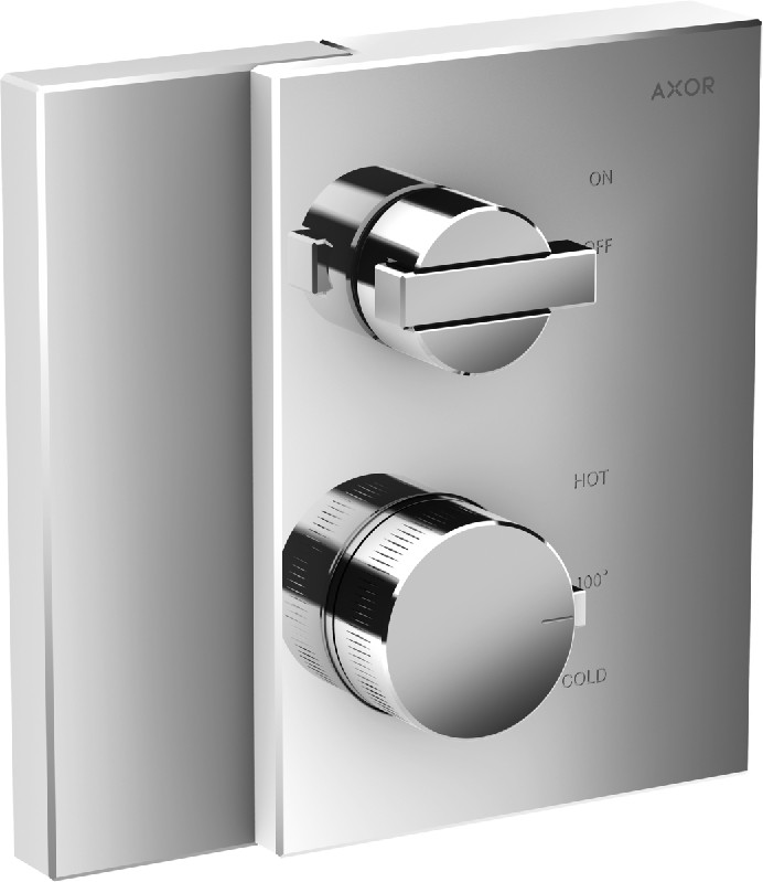 HANSGROHE 467501 6 3/4 INCH AXOR EDGE THERMOSTATIC TRIM WITH VOLUME CONTROL
