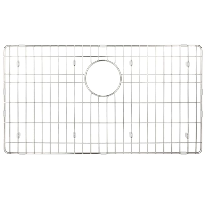HARDWARE RESOURCES HMS190-GRID 26 3/8 INCH STAINLESS STEEL BOTTOM GRID FOR HANDMADE SINGLE BOWL SINK HMS190 - STAINLESS STEEL
