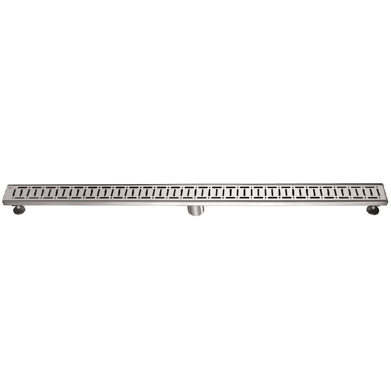 DAWN LLE470304 THE LOIRE RIVER IN FRANCE SERIES 47 INCH SHOWER LINEAR DRAIN - POLISHED SATIN