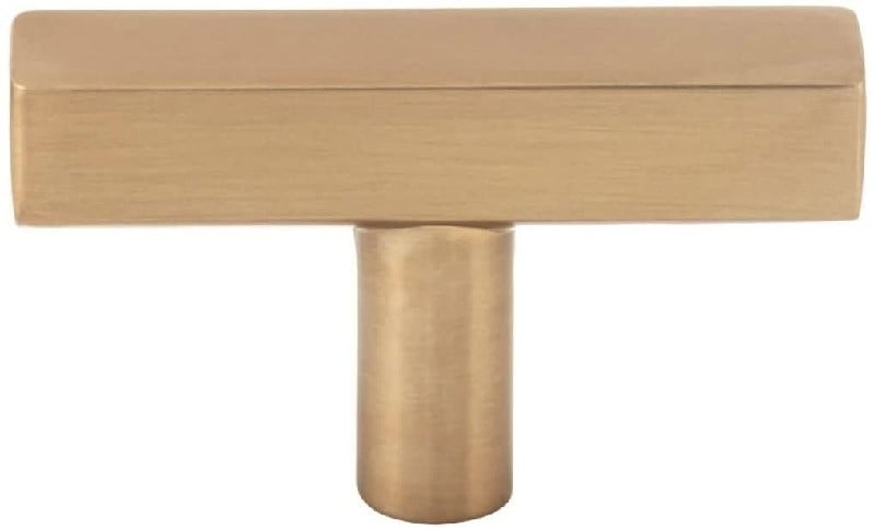 HARDWARE RESOURCES 845T DOMINIQUE 2 1/4 INCH SQUARE CABINET T-KNOB