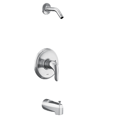 MOEN UTL183NH CHATEAU M-CORE 2-SERIES SINGLE HANDLE TUB AND SHOWER FAUCET WITH LESS SHOWERHEAD - CHROME