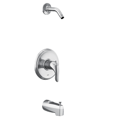 MOEN UTL183NH CHATEAU M-CORE 2-SERIES SINGLE HANDLE TUB AND SHOWER FAUCET WITH LESS SHOWERHEAD - CHROME