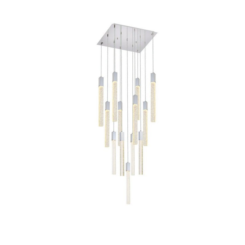 ELEGANT FURNITURE LIGHTING 2066G26 WESTON 26 INCH 13 LIGHTS CEILING PENDANT LIGHT