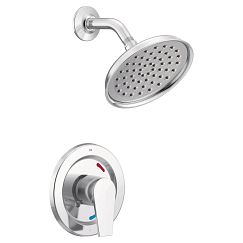 MOEN 48002GR SLATE SHOWER SYSTEM PRESSURE BALANCING CYCLING IN-WALL VALVE WITH WATER SAVING SHOWERHEAD