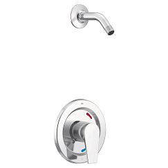 MOEN 48002NHGR SLATE SHOWER SYSTEM PRESSURE BALANCING CYCLING IN-WALL VALVE WITH WATER SAVING SHOWERHEAD, NO HEAD