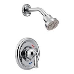 MOEN T41315CGR CAPSTONE SHOWER SYSTEM FOR PRESSURE BALANCING CYCLING IN-WALL VALVE WITH WATER SAVING SHOWERHEAD - CHROME