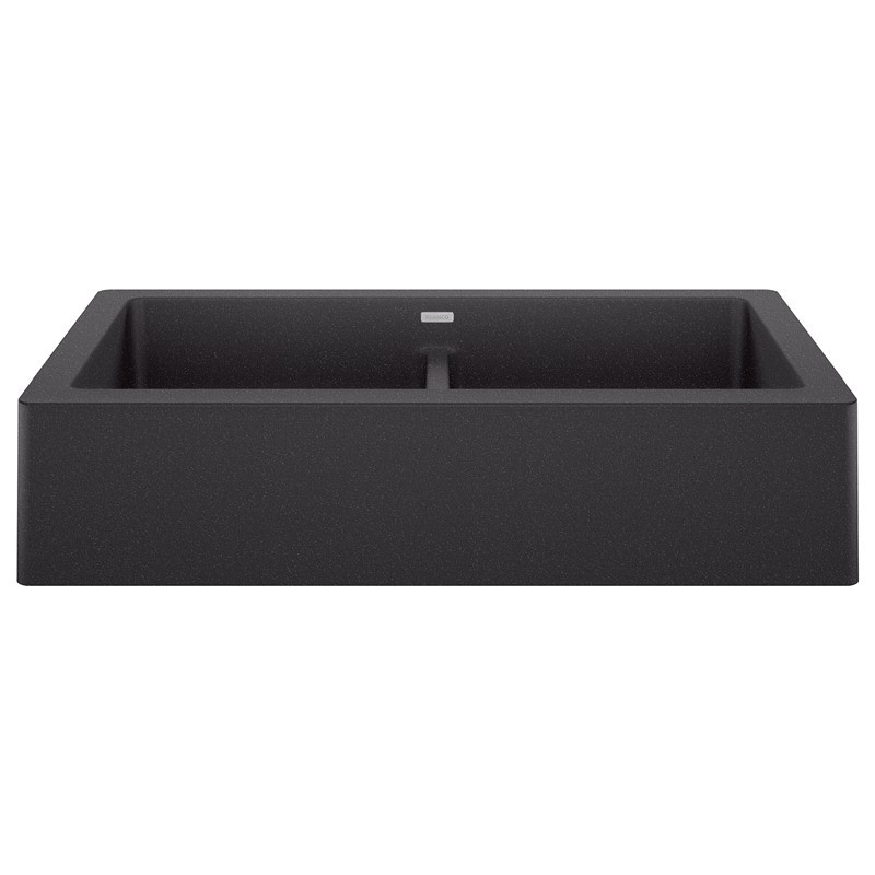 BLANCO 526547 VINTERA 32 7/8 INCH APRON FRONT EQUAL DOUBLE BOWL KITCHEN SINK - ANTHRACITE