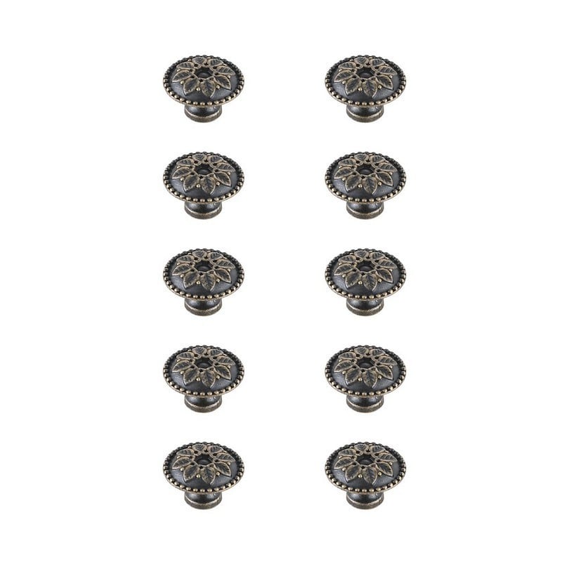 ELEGANT FURNITURE LIGHTING KB2011-10PK CORIO 0 7/8 INCH MUSHROOM CABINET KNOB, SET OF 10