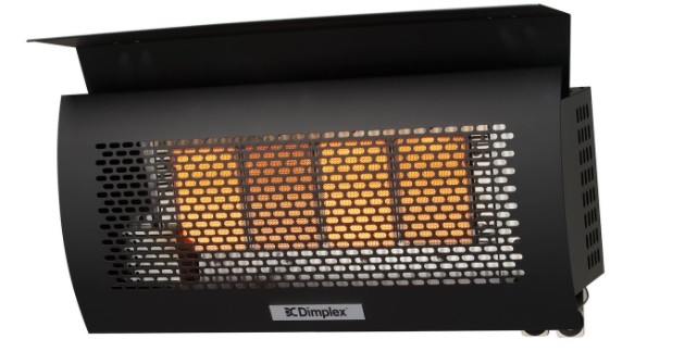 DIMPLEX DGR32WNG DGR 25 1/2 INCH WALL MOUNT OUTDOOR NATURAL GAS INFRARED HEATER - BLACK