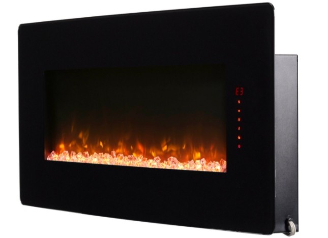 DIMPLEX SWM4220 WINSLOW SERIES 42 INCH WALL MOUNT OR TABLETOP LINEAR ELECTRIC FIREPLACE - BLACK