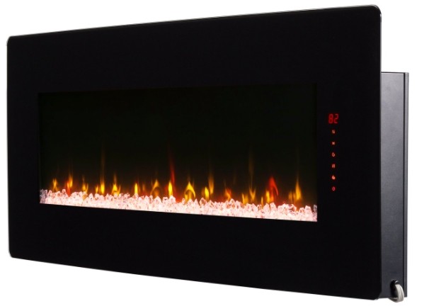 DIMPLEX SWM4820 WINSLOW 48 INCH WALL MOUNT OR TABLETOP LINEAR FIREPLACE - BLACK