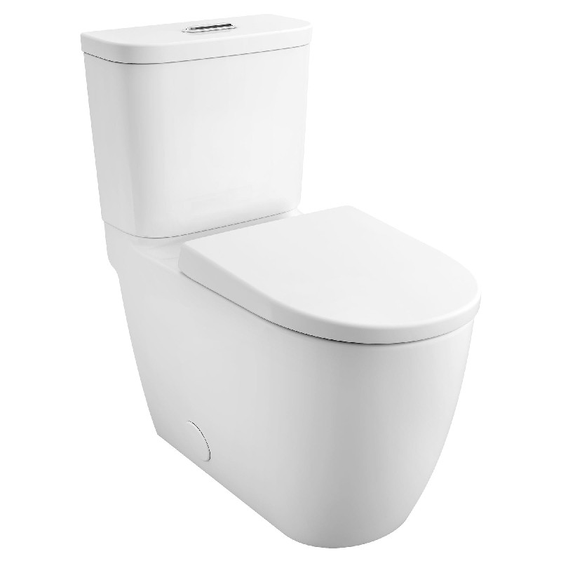 GROHE 39674000 ESSENCE 16 1/2 TWO-PIECE DUAL FLUSH RIGHT HEIGHT ELONGATED TOILET WITH SEAT - ALPINE WHITE