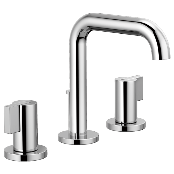 BRIZO 65332LF-LHP-ECO LITZE WIDESPREAD LAVATORY FAUCET WITH HIGH SPOUT - LESS HANDLES, 1.2 GPM
