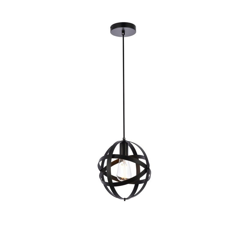 ELEGANT FURNITURE LIGHTING LD2341 CELESTE 9 3/4 INCH 1 LIGHT CEILING PENDANT LIGHT