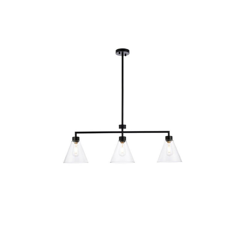 ELEGANT FURNITURE LIGHTING LD2502 MERA 38 INCH 3 LIGHTS CEILING PENDANT LIGHT