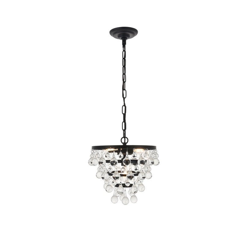 ELEGANT FURNITURE LIGHTING LD5016D13 KORA 13 INCH 3 LIGHT CEILING PENDANT LIGHT