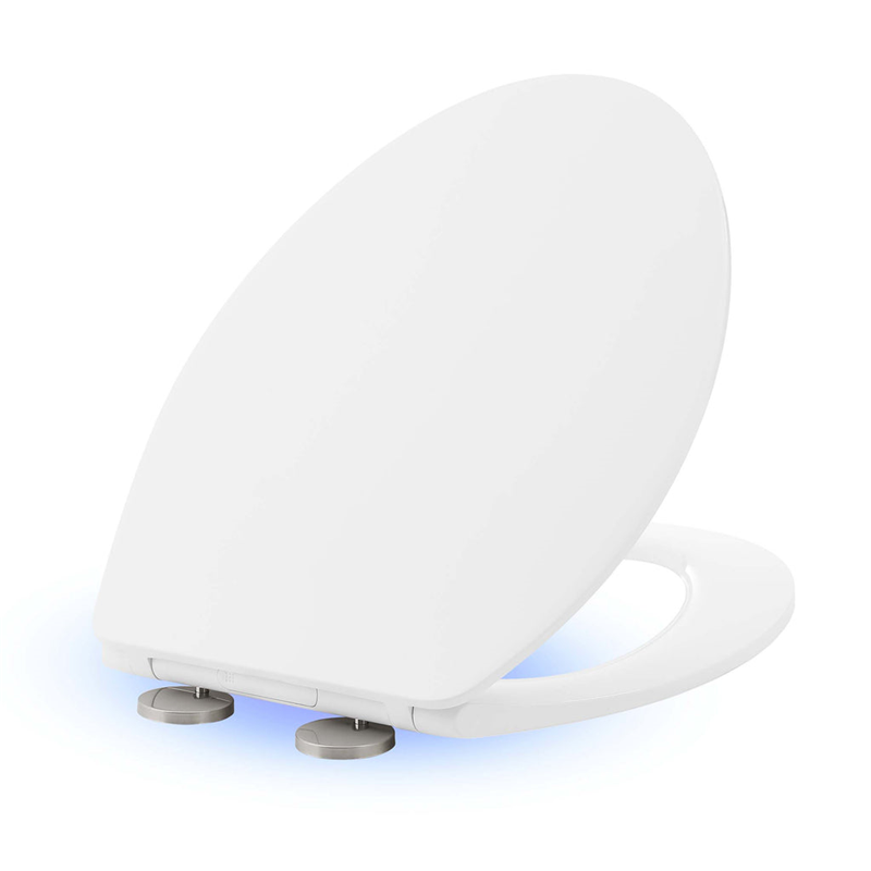 SWISS MADISON SM-STS41 LUMIERE ELONGATED QUICK-RELEASE TOILET SEAT WITH NIGHT LIGHT - WHITE
