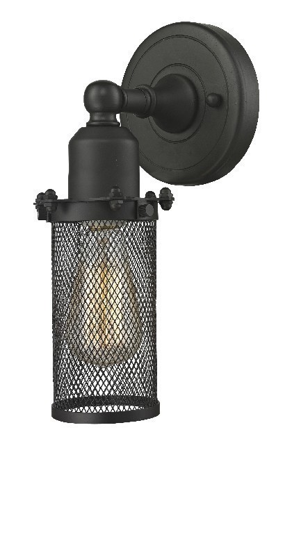 INNOVATIONS LIGHTING 900-1W-CE219 AUSTERE MESH TUBE 4 1/2 INCH ONE LIGHT UP AND DOWN WALL SCONCE