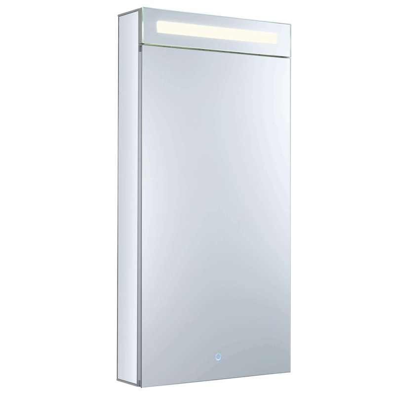 FINE FIXTURES AMB2040-R 20 INCH X 40 INCH RIGHT HAND DOOR MEDICINE CABINET WITH TOP LED