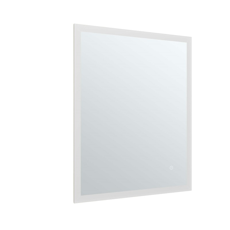 FINE FIXTURES MLER2430 24 INCH X 30 INCH RECTANGLE ALUMINUM MIRROR WITH FRAMED LED