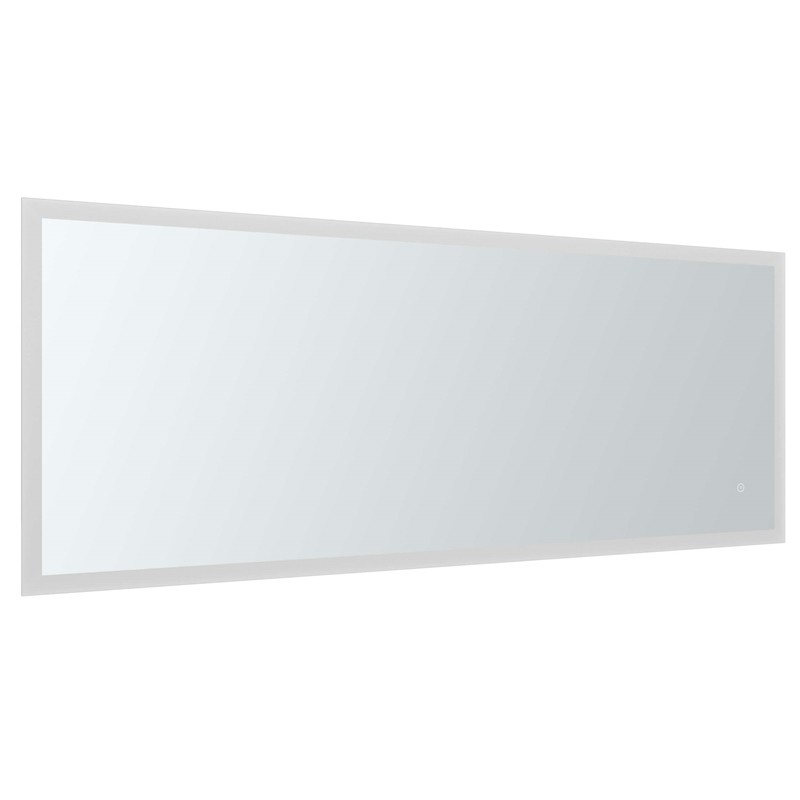 FINE FIXTURES MLER6024 60 INCH X 24 INCH RECTANGLE ALUMINUM MIRROR WITH FRAMED LED