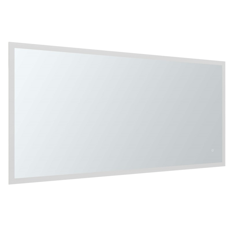 FINE FIXTURES MLER6030 60 INCH X 30 INCH RECTANGLE ALUMINUM MIRROR WITH FRAMED LED