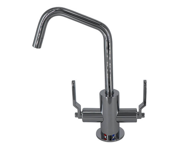 MOUNTAIN PLUMBING MT1821-NLIH FRANCIS ANTHONY 8 INCH HOT AND COLD MINI FAUCET WITH INDUSTRIAL LEVER HANDLE