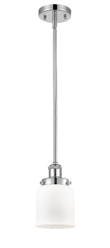 INNOVATIONS LIGHTING 916-1S-G51 BALLSTON SMALL BELL 1 LIGHT 5 INCH MATTE WHITE GLASS MINI PENDANT