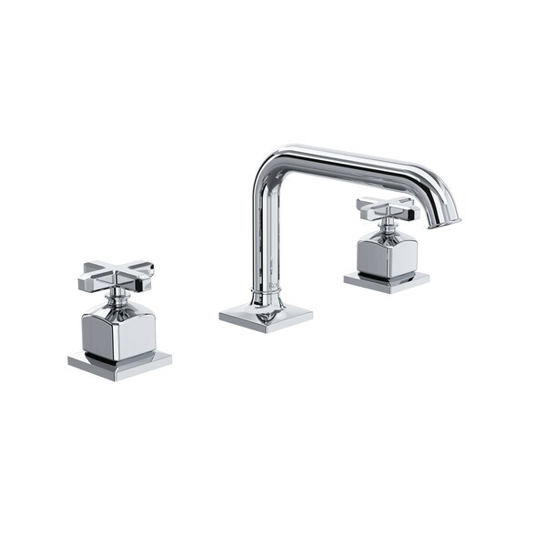 ROHL AP09D3XM APOTHECARY WIDESPREAD BATHROOM FAUCET WITH U-SPOUT AND CROSS HANDLE