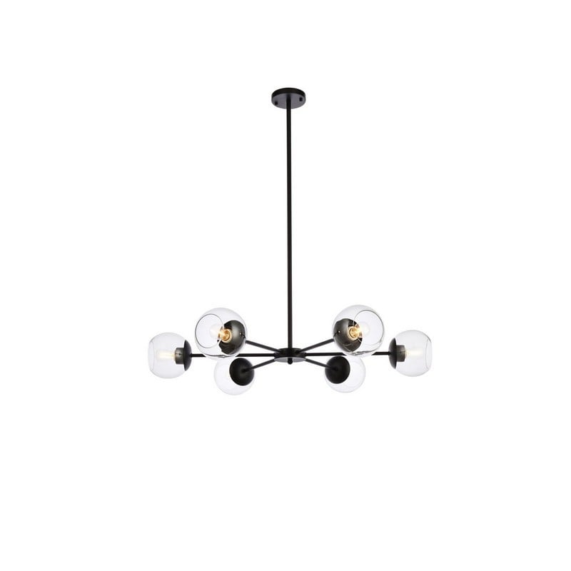 ELEGANT FURNITURE LIGHTING LD642D36 BRIGGS 36 INCH CEILING PENDANT LIGHT