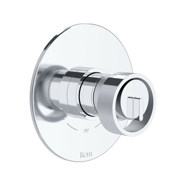 ROHL TEC45W1IW ECLISSI 1/2 INCH THERMOSTATIC AND PRESSURE BALANCE TRIM WITH 5 FUNCTIONS (SHARED) WITH WHEEL HANDLE