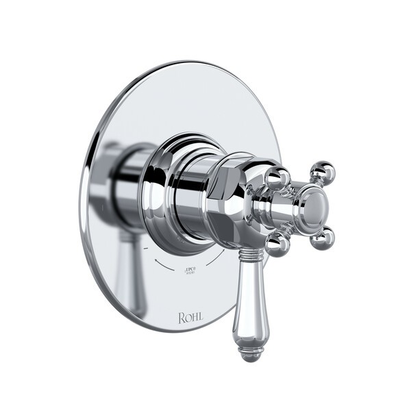 ROHL TTD44W1LM 1/2 INCH THERMOSTATIC AND PRESSURE BALANCE TRIM WITH 2 FUNCTIONS (NO SHARE) WITH LEVER HANDLE