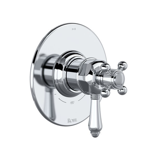 ROHL TTD45W1LM 1/2 INCH THERMOSTATIC AND PRESSURE BALANCE TRIM WITH 5 FUNCTIONS (SHARED) WITH LEVER HANDLE