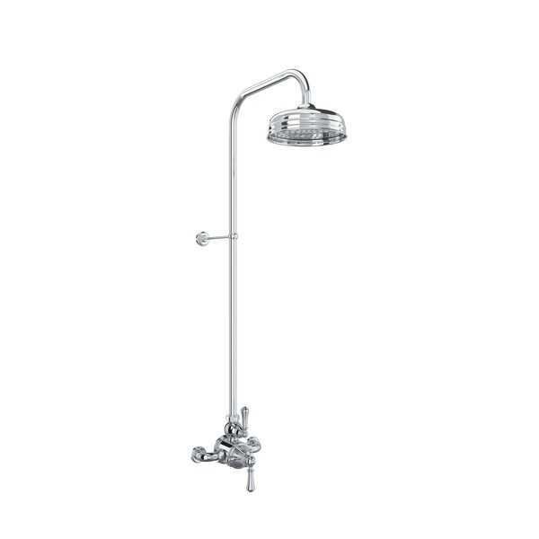 ROHL U.GA19W2LS GEORGIAN ERA 3/4 INCH EXPOSED WALL MOUNT THERMOSTATIC SHOWER SYSTEM WITH LEVER HANDLE