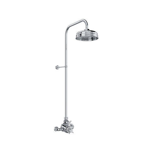 ROHL U.KIT2X EDWARDIAN THERMOSTATIC SHOWER PACKAGE WITH METAL CROSS HANDLE